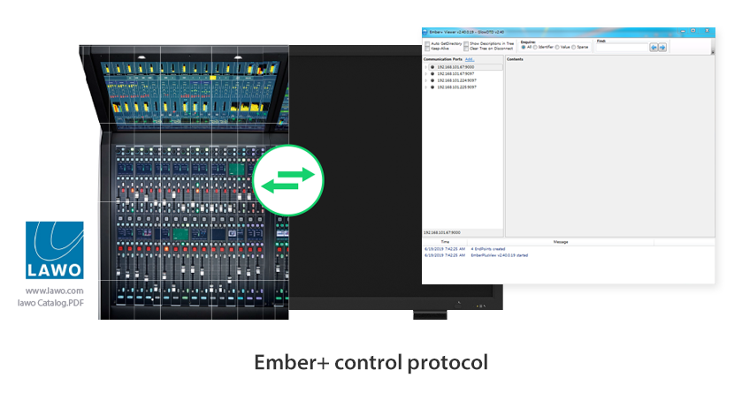 Ember+ control protocol