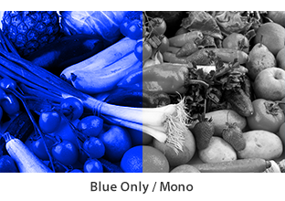 blue only